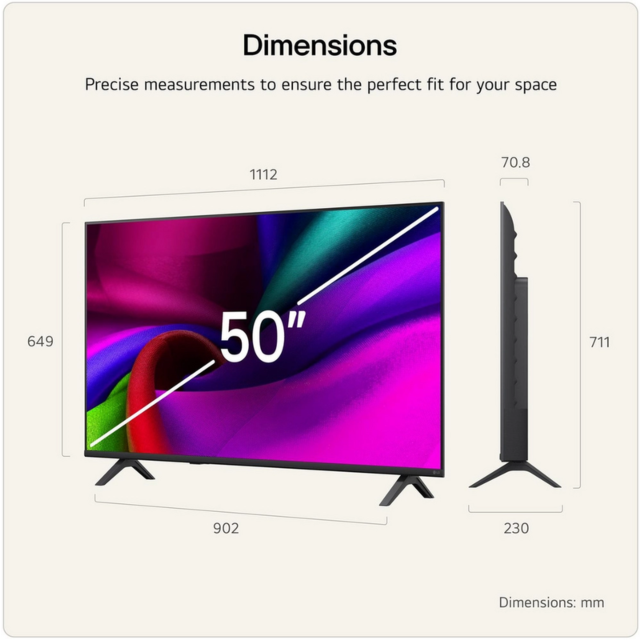 LG 50NU900B6LA.AEK 50inch 4K Uhd Nano Ai Smart TV