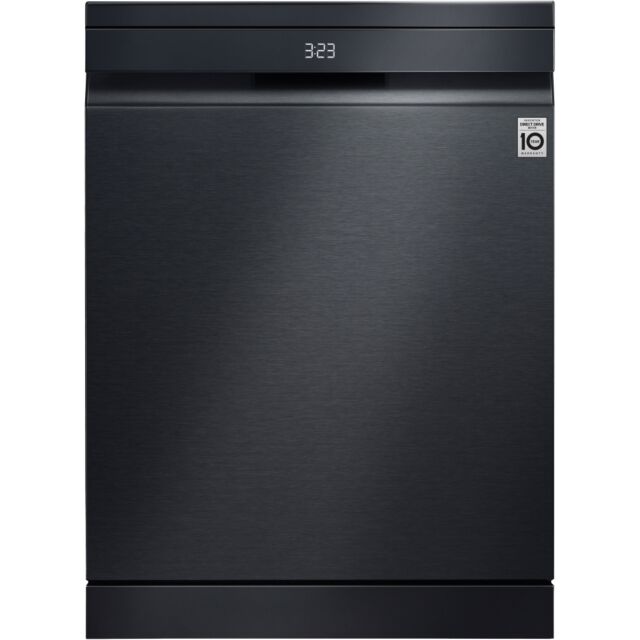 LG DF587HMS 14 Place Ruesteam Quadwash Wifi Connected Dishwasher - Matte Black 
