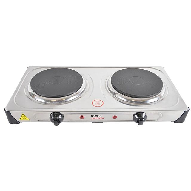 lloytron E4203SS Double Hot Plate S/Steel