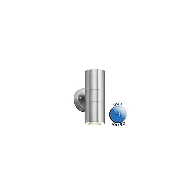 Minisun 18296 Ip44 Up/ Down Wall Light S/Steel