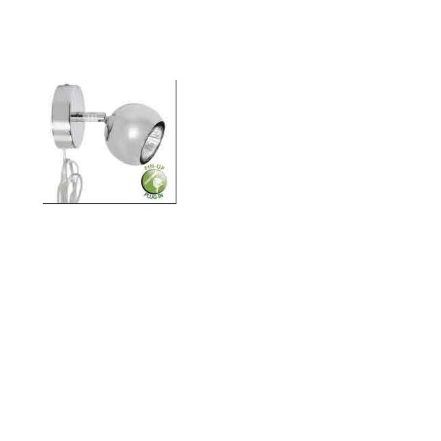 Minisun 18735 Mini Retro Eye Ball Spot Light With Cable & Plug