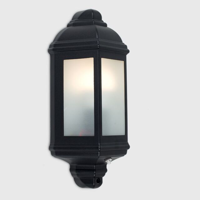 IP44 Wiltshire Outdoor Wall Dusk Till Dawn Lantern Aluminium (20665).