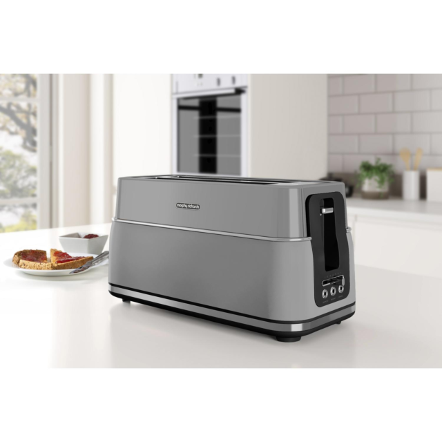 Morphy Richards 245705 Signature 4 Slice Toaster - Grey