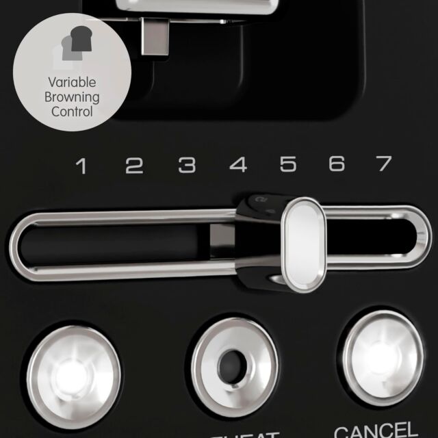 Morphy Richards 245744 Signature Long Slot 4 Slice Toaster - Black