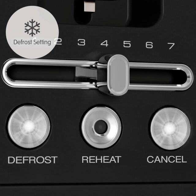 Morphy Richards 245744 Signature Long Slot 4 Slice Toaster - Black