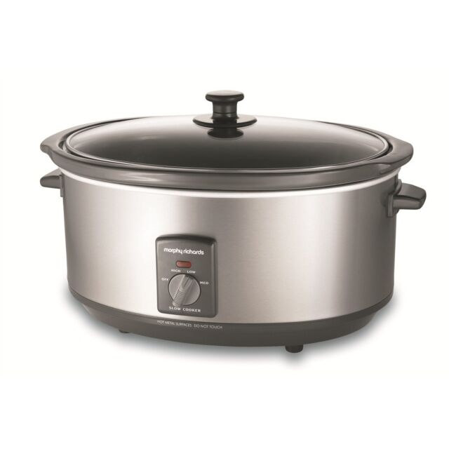Morphy Richards 48718A 6.5L Stainless Steel Slow Cooker