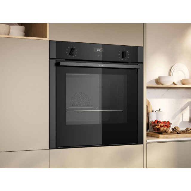 Neff B3ACE4AG3B 59.4cm Built In Electric Single Oven - Graphite Grey