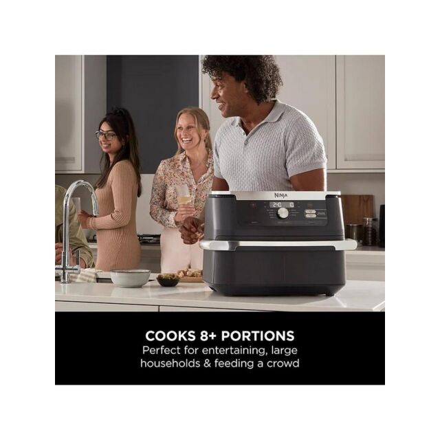Ninja AF500UK Xl 10.4L Drawer Foodi Flexdrawer Air Fryer - Black
