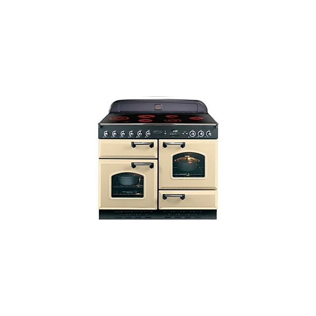 RANGEMASTER 68280 110 Classic Ceramic Range Cooker Cream + Chrome