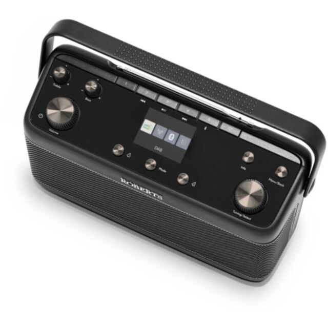 Roberts Radio BLUTUNE 7BK Dab+/Fm/Bluetooth Portable Stereo Radio
