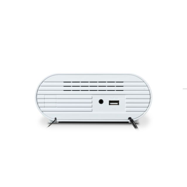 Roberts Radio ORTUSCHARGEW Wireless Alarm Clock - White