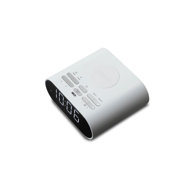 Roberts Radio ORTUSCHARGEW Wireless Alarm Clock - White