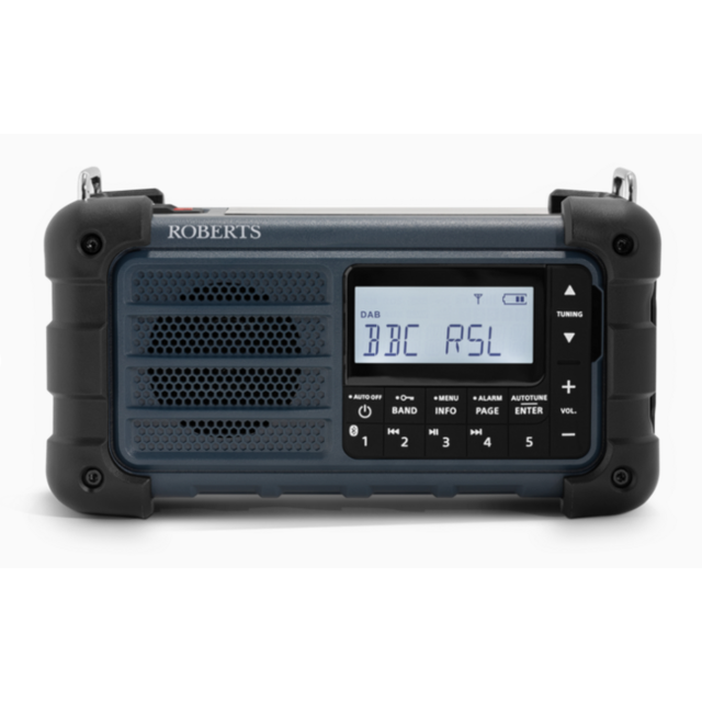 Roberts Radio SOLARDAB99 Dab+/Fm Multi-Powered Portable Radio With Bluetooth, Built In Torch