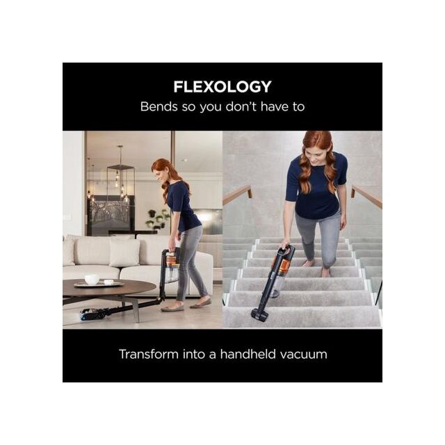 Shark IZ300UK Anti Hair Wrap Cordless Stick Vacuum Cleaner With Powerfins + Flexology - 60 Minute Ru