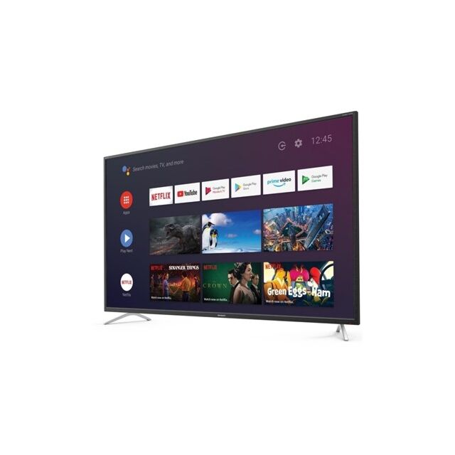 SHARP LC55CUF8472ES GRADED 55' 4K Uhd Led Smart TV Netflix Freeview HD Saorview Satellite HD USB Rec