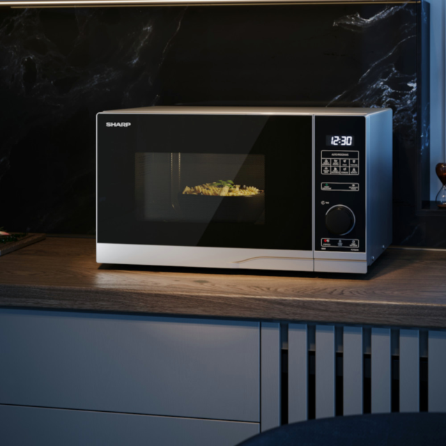 Sharp YC-PS254AU-S 25 Litres Solo Microwave - Silver