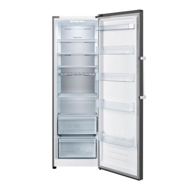 Teknix TH60TLBIX 12.67Cuft 185Cm Tall Larder Fridge - Black Steel