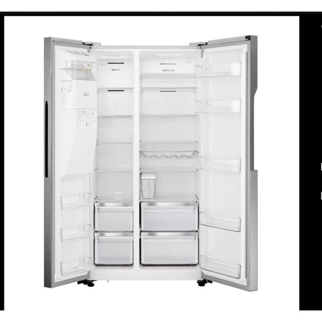 Teknix THSBS1791INX 91Cm Total No Frost American Ice+Water Stored - Stainless Steel