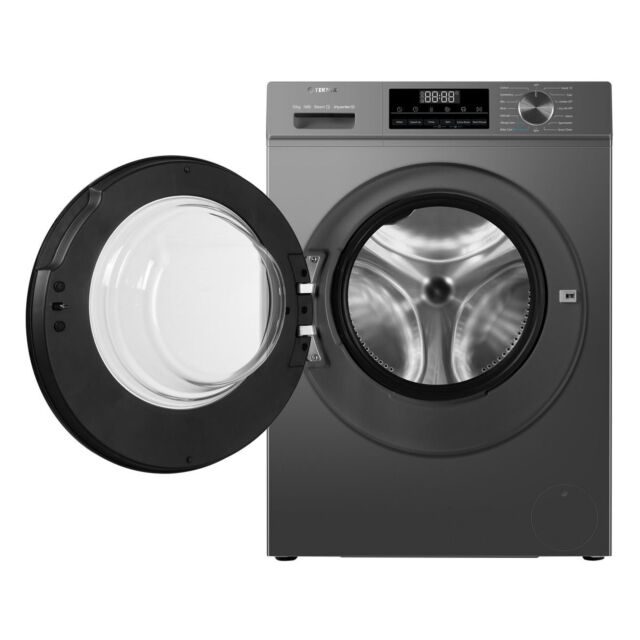 Teknix TK3W1014XS 10Kg 1400Spin Washing Machine - Graphite