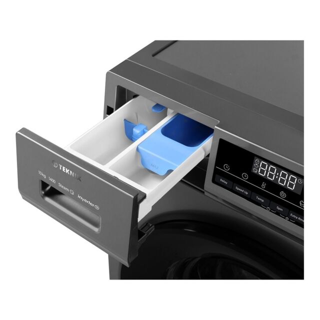 Teknix TK3W1014XS 10Kg 1400Spin Washing Machine - Graphite