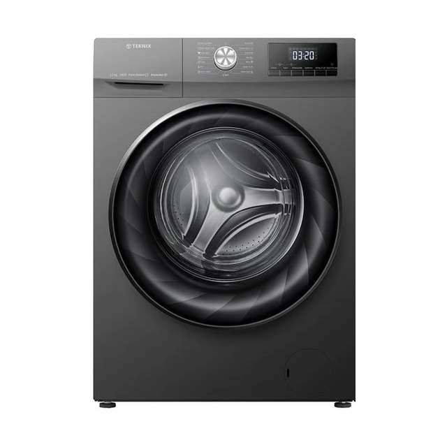 Teknix TKW12142HS 12Kg 1400 Spin Titanium Washing Machine