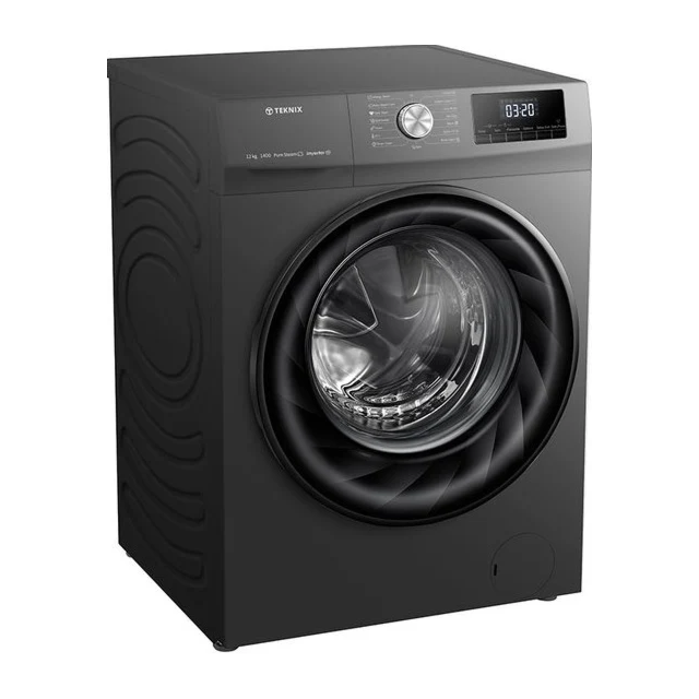 Teknix TKW12142HS 12Kg 1400 Spin Titanium Washing Machine