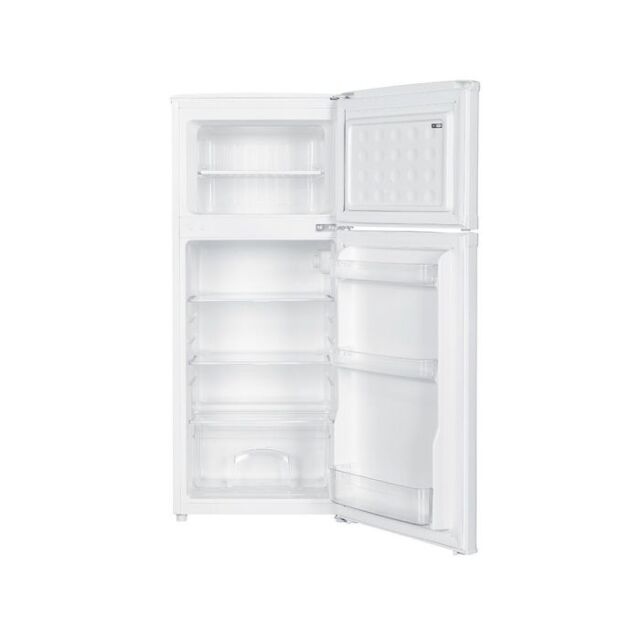 Teknix TMH1148W 3.14/0.98Cuft 48Cm Top Mount Fridge Freezer - White 113Cm