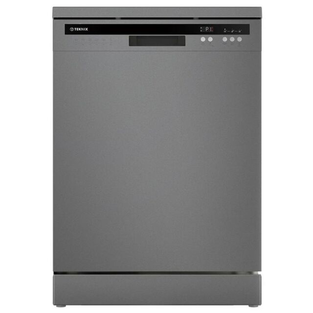 Teknix TX3FD618S 15 Place Full Size Dishwasher With Cutlery Drawer - Silver