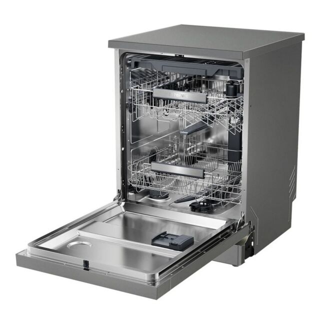 Teknix TX3FD618S 15 Place Full Size Dishwasher With Cutlery Drawer - Silver
