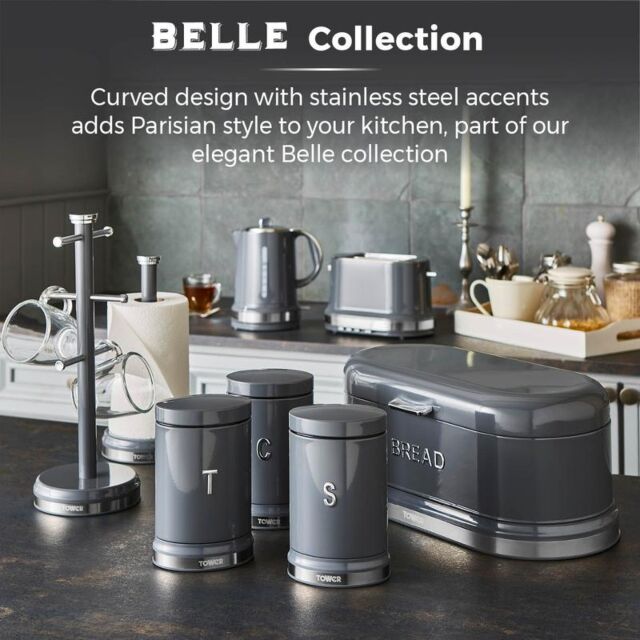Tower T10049GRP Belle Collection 1.5 Litre Kettle Grey