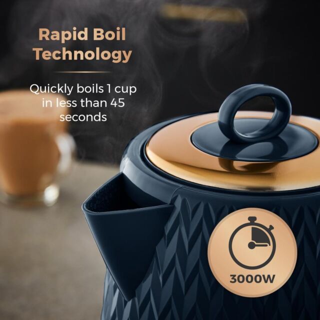 Tower T10052MNB Empire 3Kw 1.7L Jug Kettle Navy