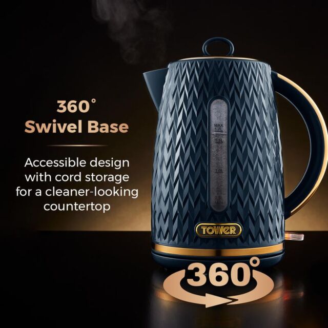 Tower T10052MNB Empire 3Kw 1.7L Jug Kettle Navy