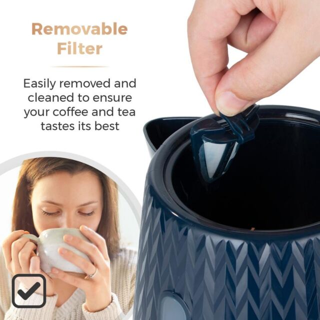 Tower T10052MNB Empire 3Kw 1.7L Jug Kettle Navy