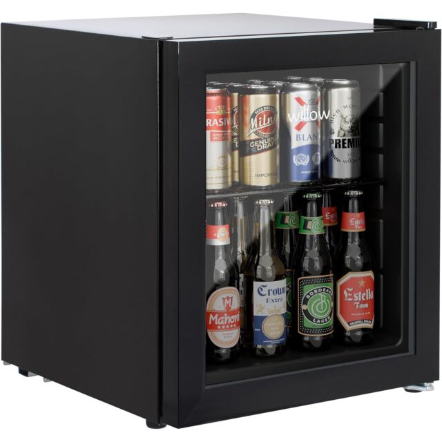 Willow WBC48B 48L Table Top Beverage Cooler - Black