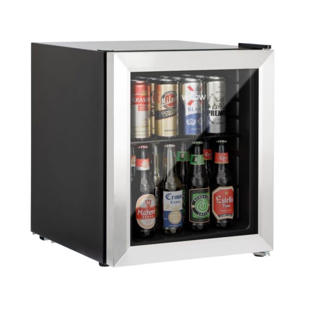 Willow WBC48SS 48L Table Top Beverage Cooler, Stainless Steel
