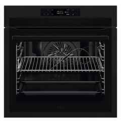 AEG BPE748380T 63.5cm Built In Electric Single Oven - Matt Black
