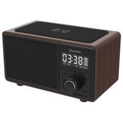 Av:Link 120.220 Fusion: Bluetooth Speaker With Clock Radio And Wireless Charging Plate