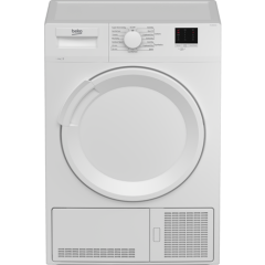Beko DTLCE80041W 8Kg Condenser Tumble Dryer - White - B Energy Rated