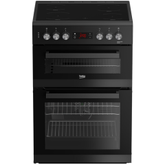 Beko EDC634K 60Cm Black Ceramic D/Oven Fan Cooker