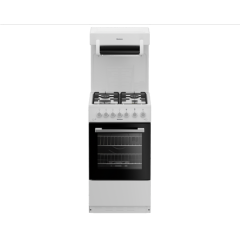Blomberg GGS9151W 50Cm Single Oven Gas Cooker Wtih Eye Level Grill - White