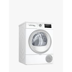 Bosch WTR87T82GB Heat Pump Tumble Dryer, 8Kg Load, A++ Energy Rating, White