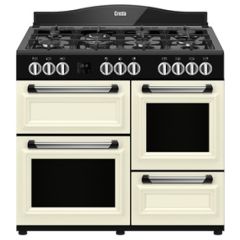 Creda C100RCDFTCRM 100Cm Traditional Dual Fuel Range Cooker – Cream