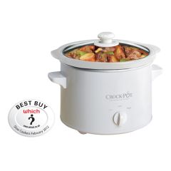 Crock Pot SCCPQK5025W Classic Slow Cooker 2.4L