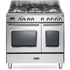 Delonghi DVTR906DFSS 90Cm Vintage Dual Fuel S/Steel 