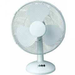 Fine Elements COL1458 White 16' Desk Fan