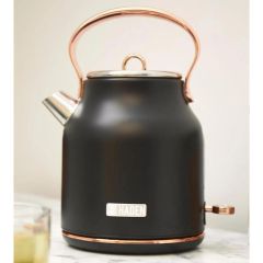 Haden 205360 Heritage Black/Copper Kettle