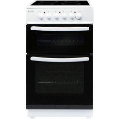 Haden HECT50W 50Cm Twin Cavity Ceramic Cooker White
