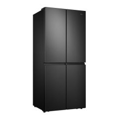 Hisense RQ563N4AF1 American Fridge Freezer 4 Door Black Steel