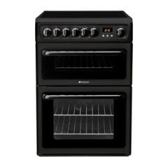 Hotpoint HAE60KS 60cm Ceramic Double Oven Black