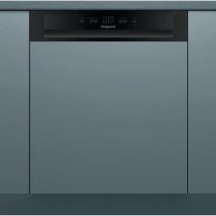 Hotpoint HBC2B19UKN 60Cm Semi Integrated 13 Place Dishwasher - Black Control 